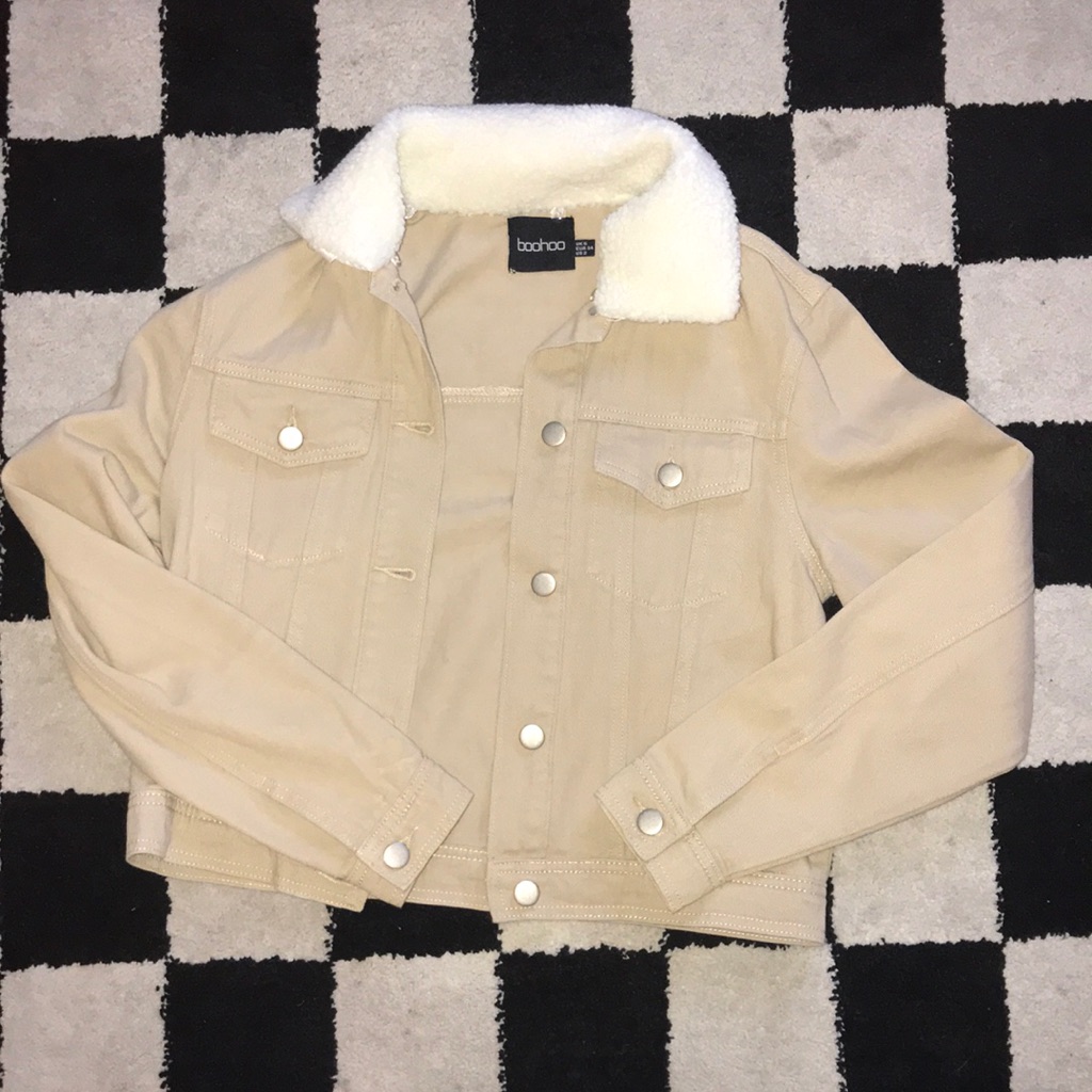 Tan Jean Trucker Jacket